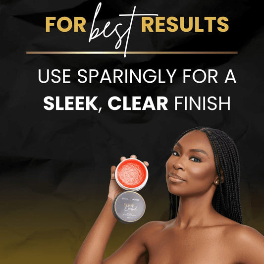 Edge Control Hair Wax, Strong Hold Styling Wax for Men & Women