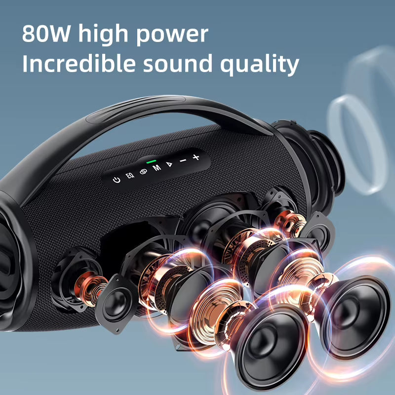 Zealot S97 80W Portable Bluetooth Speaker with Deep Bass Outdoor