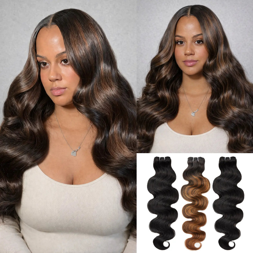 [Wequeen] Budget Friendly 10A Grade 12"-30" Brazilian Virgin 100% Human Hair Body Wave Burmese Curly Straight Deep Wavy Quick Weave Sew In/Glue in Viral Hair Bundles Real Hair Extensions
