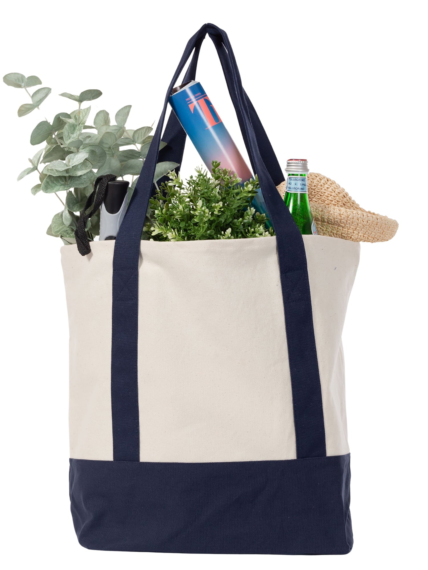 Canvas Tote Bag, Reusable Grocery Bag, Shopping Bag Eco-Friendly