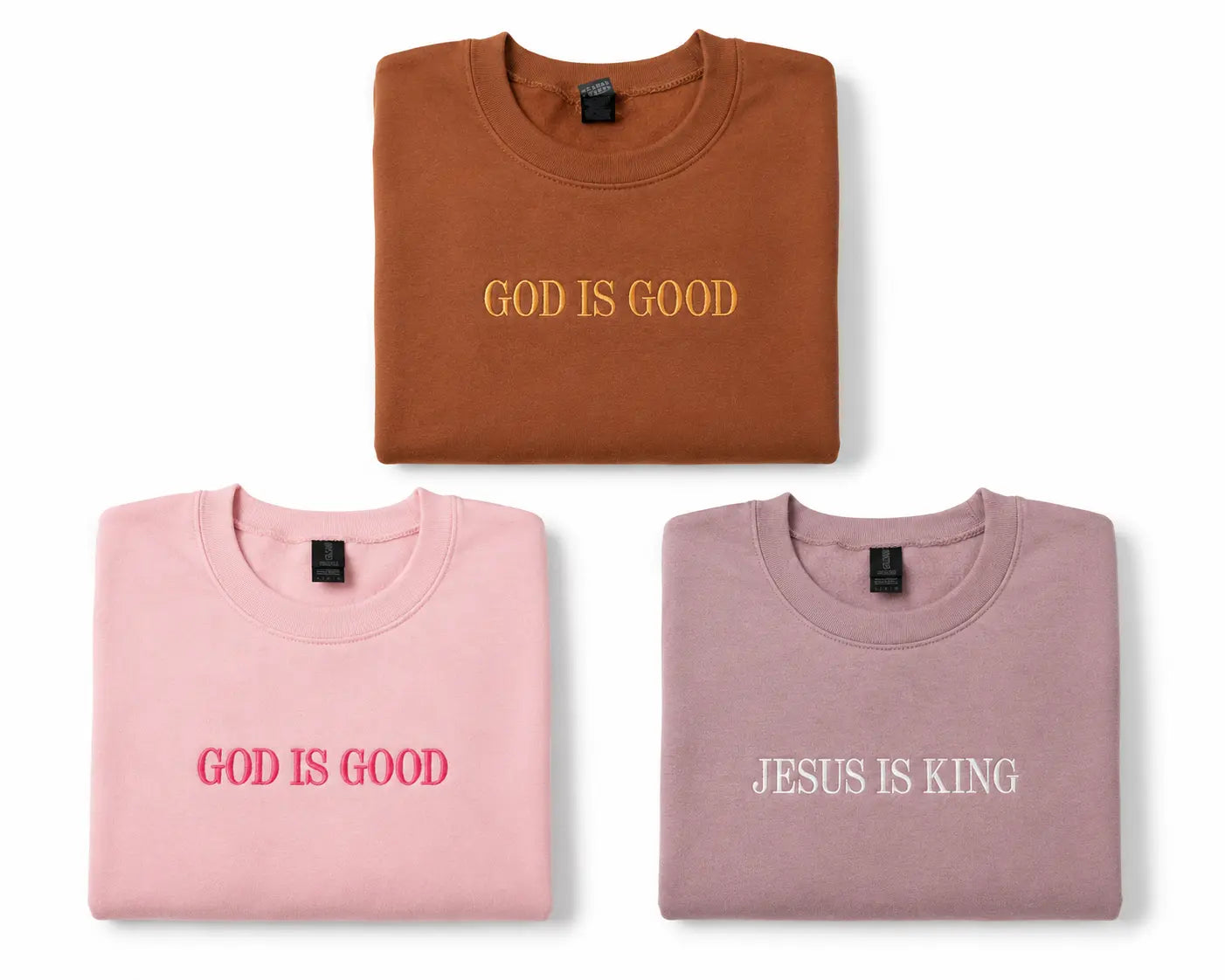 Faith Based Embroidered Sweatshirts