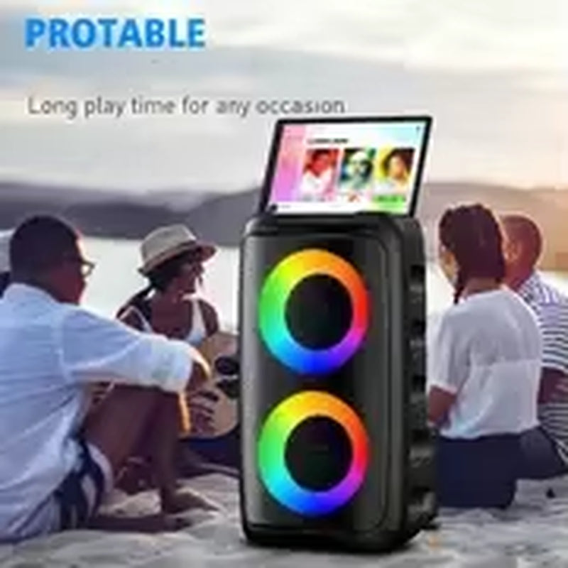 Kinglucky HY-3317 Bluetooth Karaoke Speaker with Deep Bass Wireless