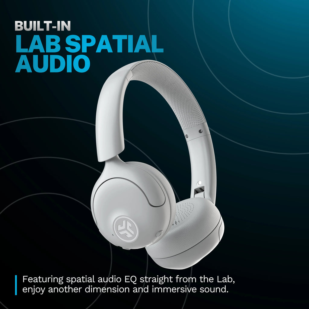 JLab GO Lux ANC Wireless On-Ear Headphones – Hybrid Noise Canceling, Bluetooth 5.4, 70+ Hour Battery, Foldable