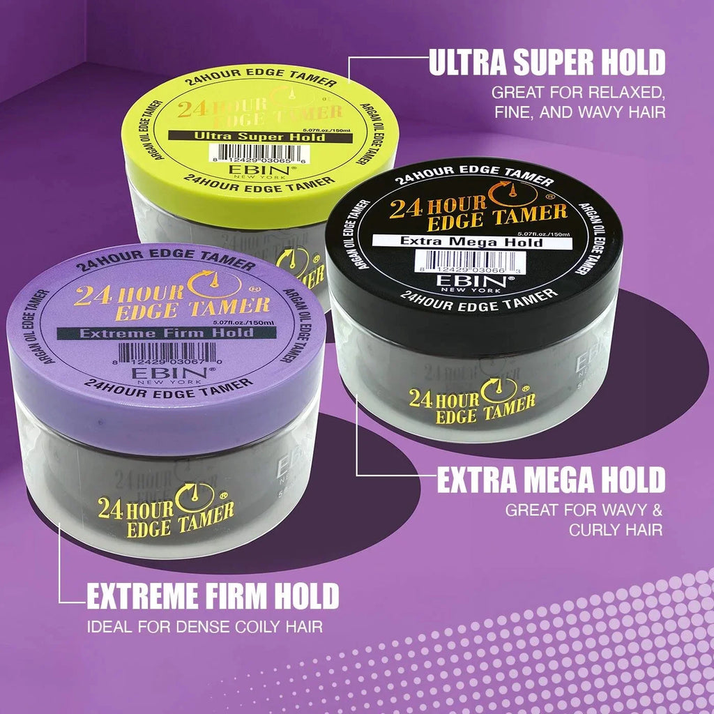 24 Hour Edge Tamer Ultra Super Hold Hair Gel 2.7 Oz, 1 Count