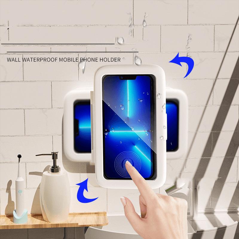 Waterproof Shower Phone Holder Touchscreen Wall Mount Case