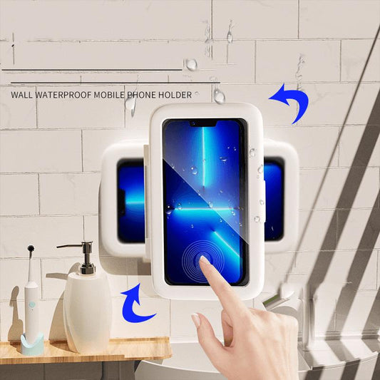 Waterproof Shower Phone Holder Touchscreen Wall Mount Case