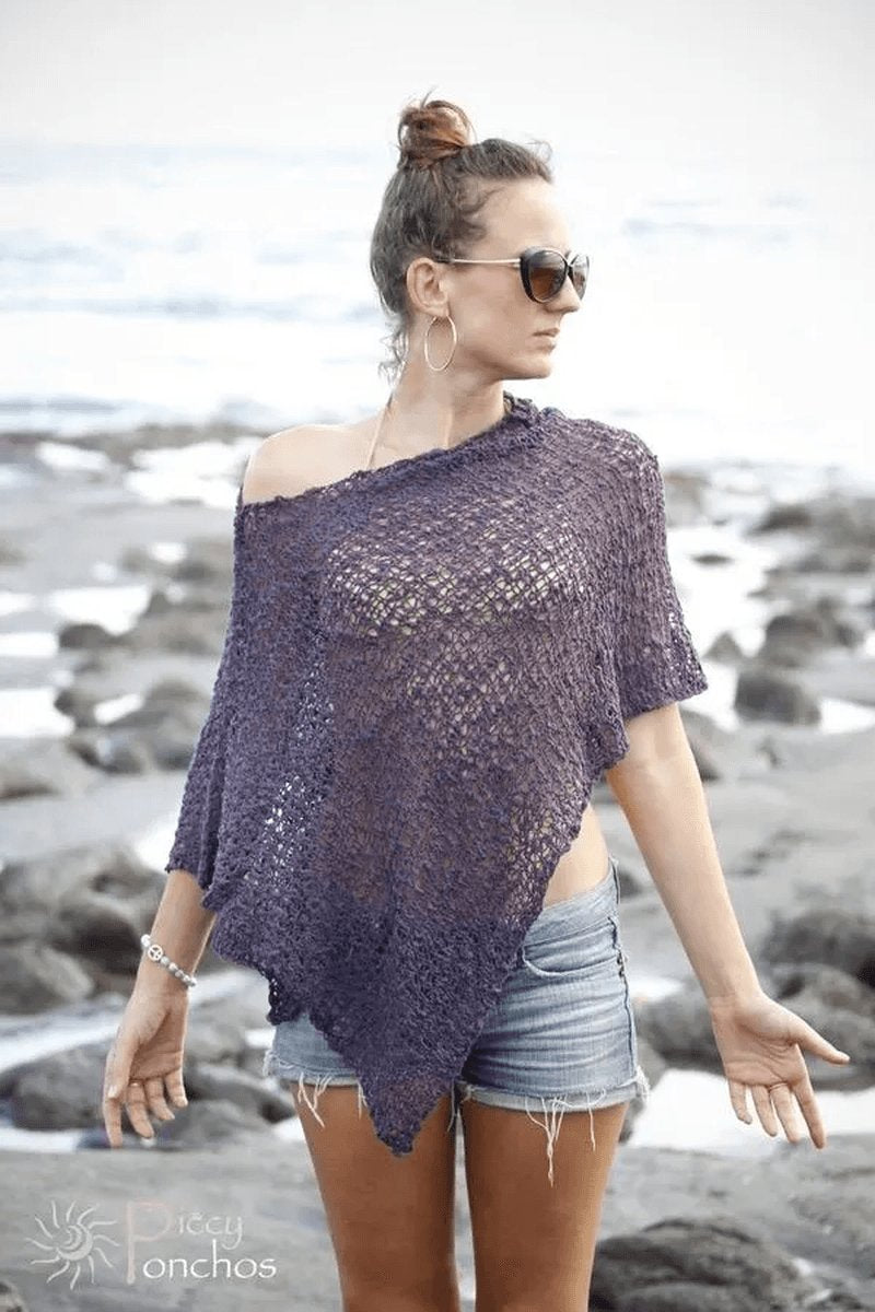 Boho Crochet Poncho: All-Season Beach Cover-Up