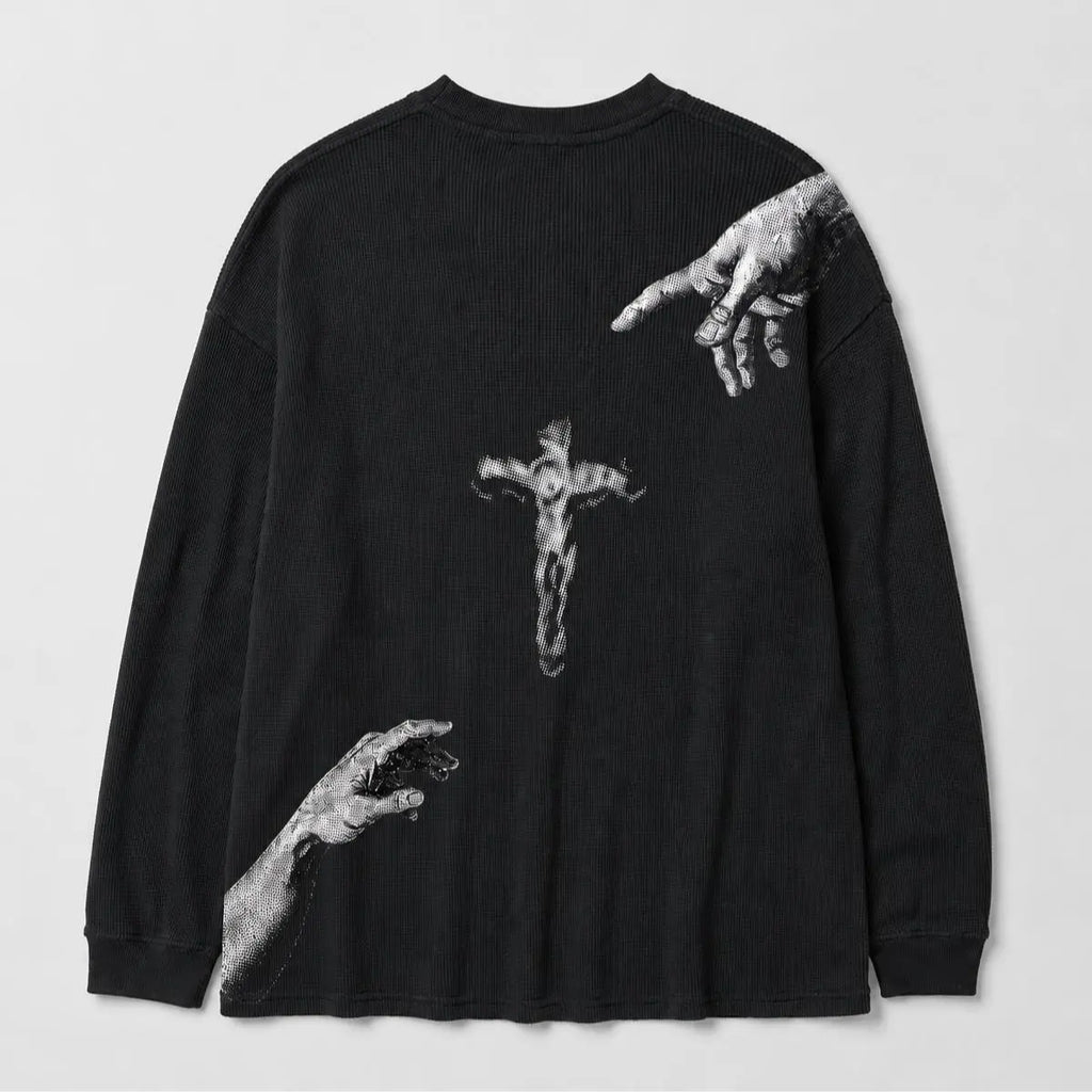 Touch of God Waffle Knit Long Sleeve