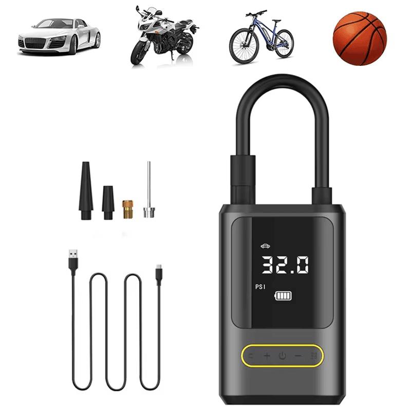 Wireless Portable Tire Inflator Air Compressor Pump for Car & Bike