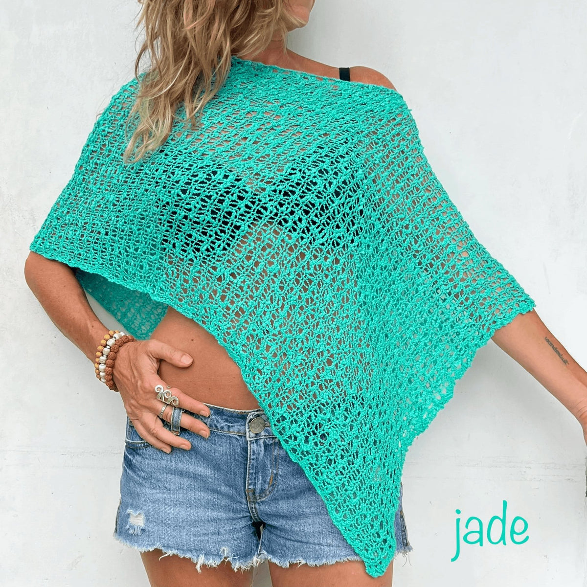 Boho Crochet Poncho: All-Season Beach Cover-Up