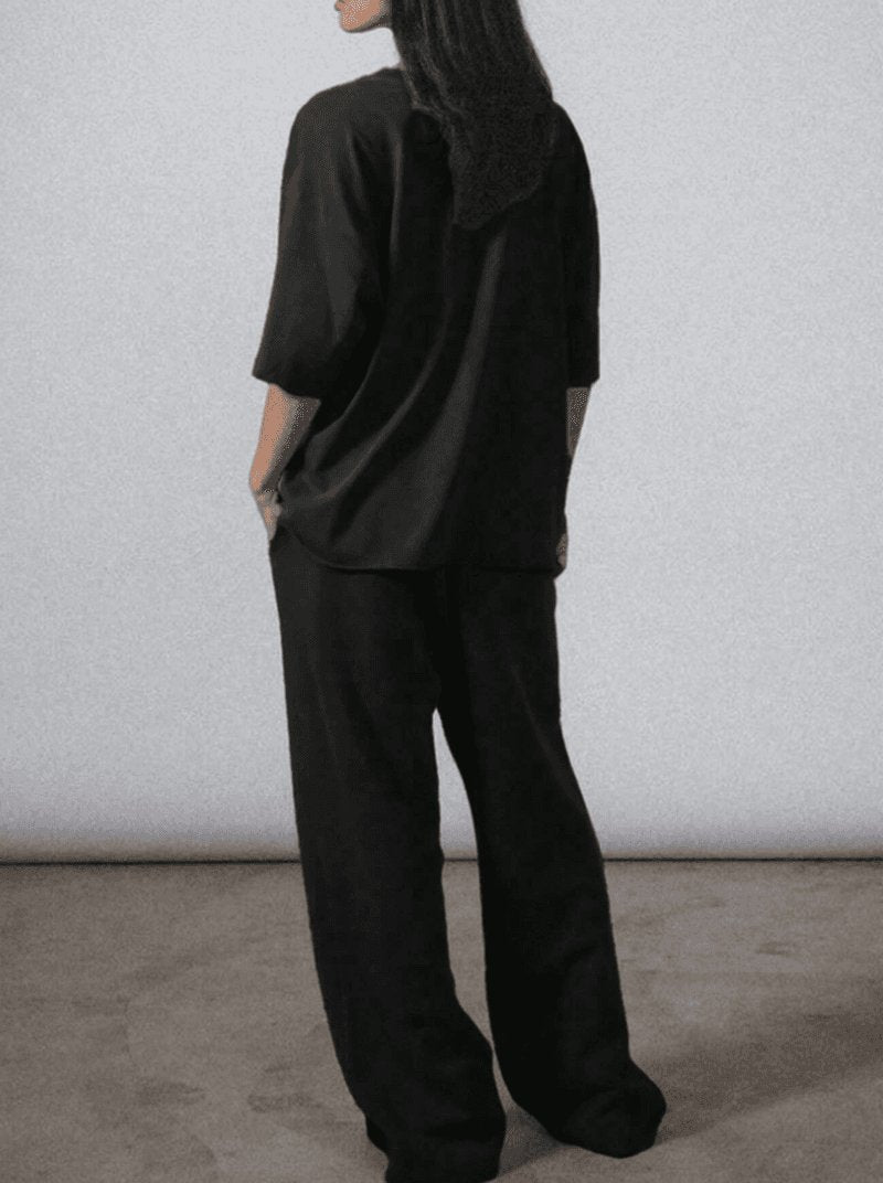 Women’s 2-Piece Casual Set Crew Neck Top & Long Pants