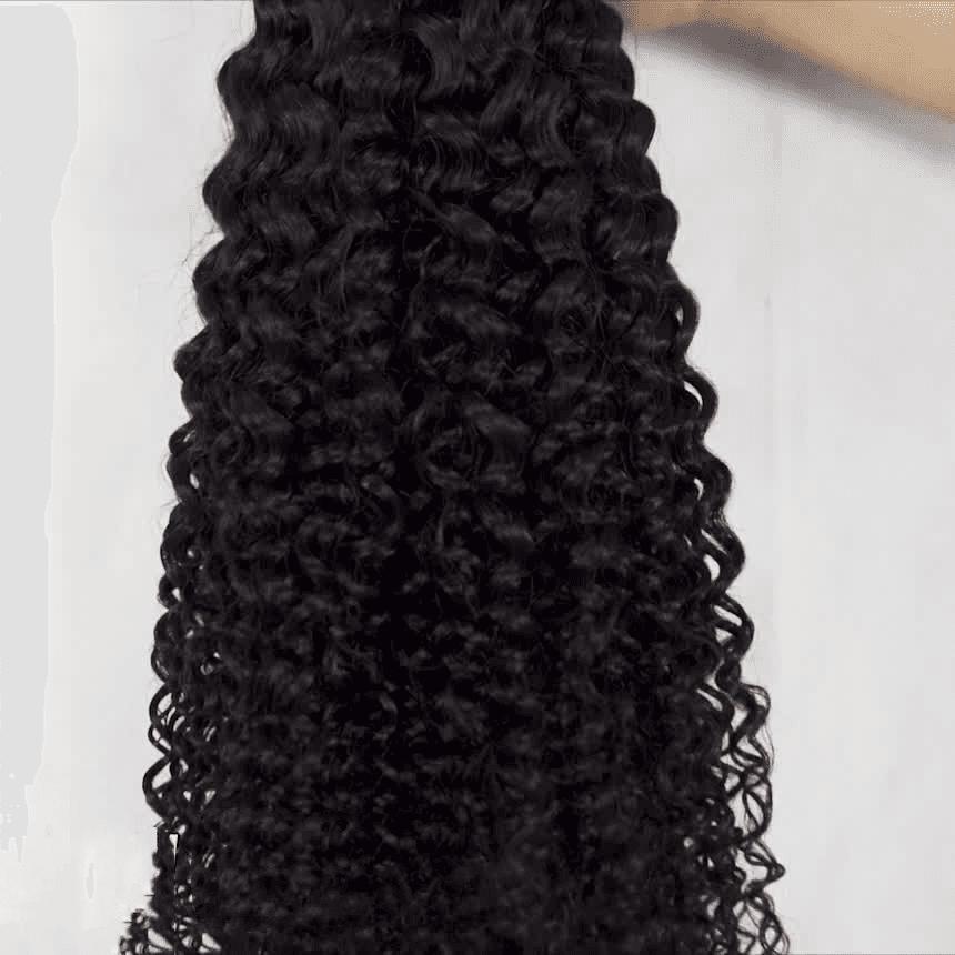 22-Inch Brazilian Human Hair Extensions Natural Black Straight Weave