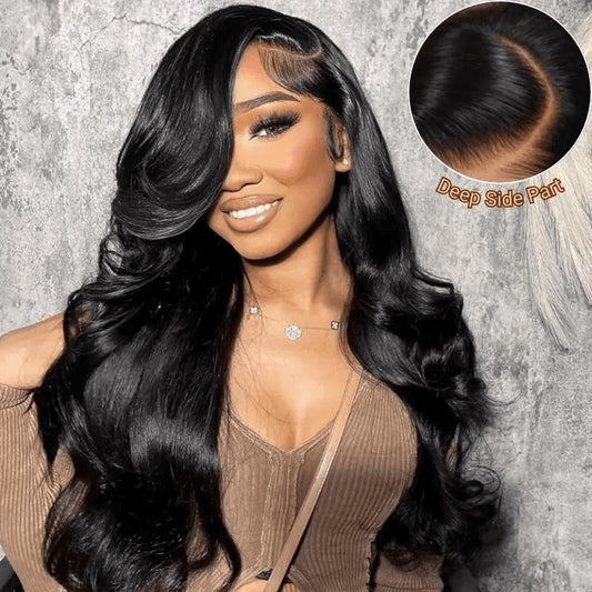 STERLY #99J Body Wave Wig 200% Density Burgundy 13X6 Full Frontal Human Hair Wigs Natural Black Front Wigs #4 Chocolate Brown Smooth Lace Wig Colored Beginner Friendly Wig Pre Plucked Pre Cut Wig #Tiktokshopsummersale
