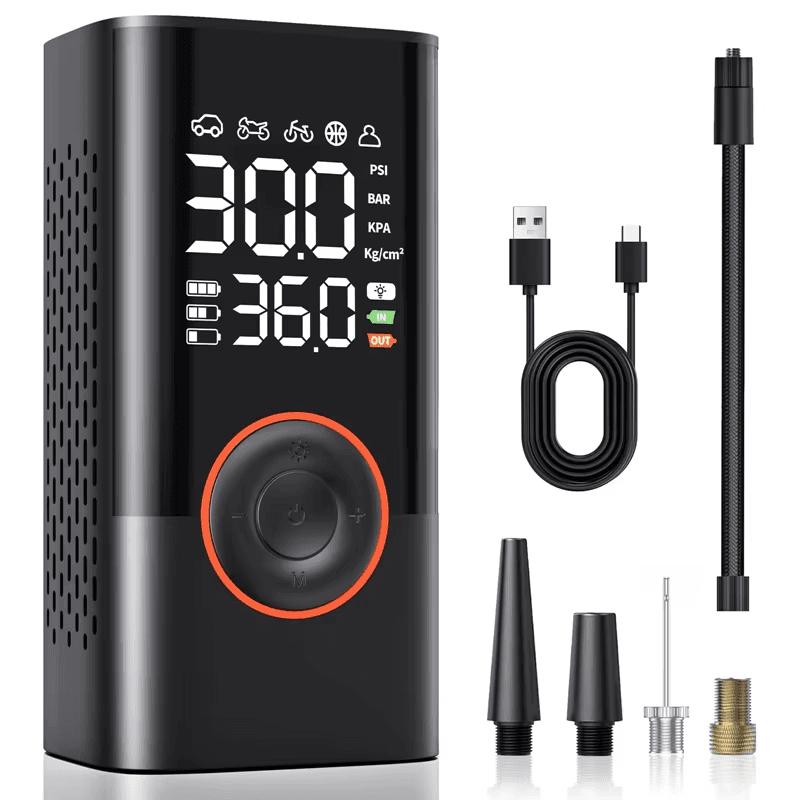 Wireless Portable Tire Inflator Air Compressor Pump for Car & Bike