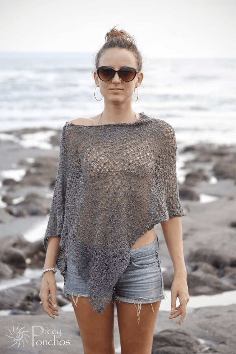 Boho Crochet Poncho: All-Season Beach Cover-Up