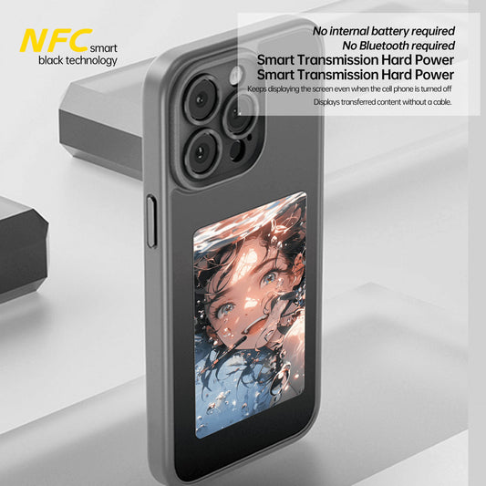 E-Ink Smart Phone Case – Customizable Digital Display Protective Case for iPhone
