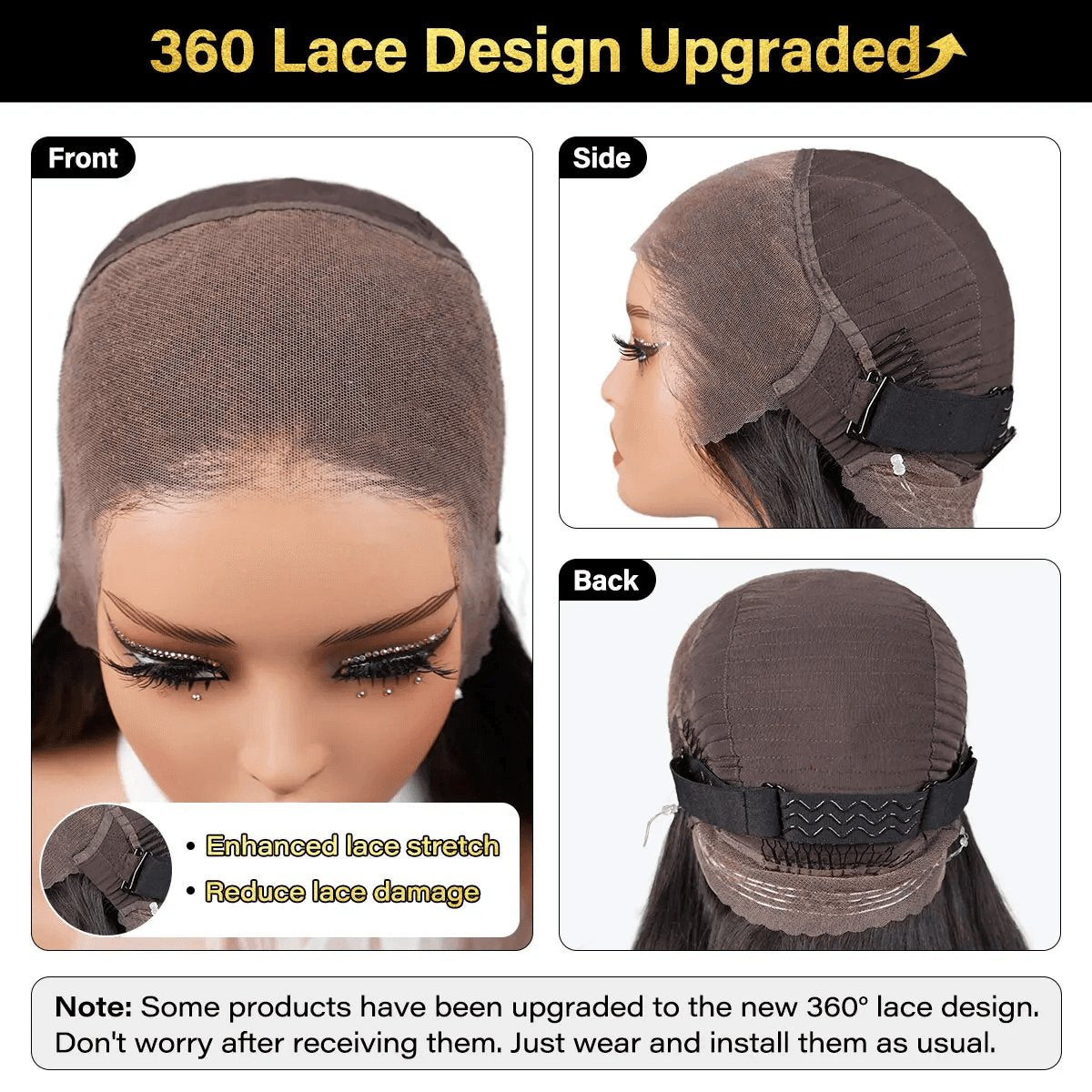 [360 Glueless Wig] OQ HAIR Pre-Cut Lace Kinky Straight 360 Full Lace Frontal Glueless Wig with Invisi Drawstring Pre Plucked Human Hair Wig #Summervibes