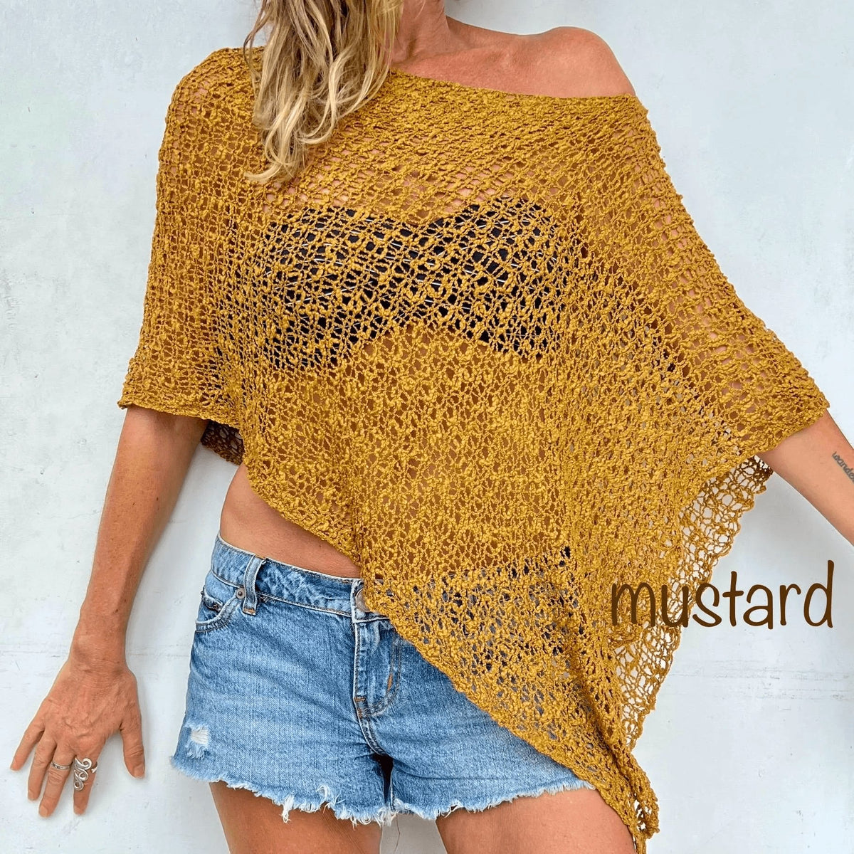 Boho Crochet Poncho: All-Season Beach Cover-Up