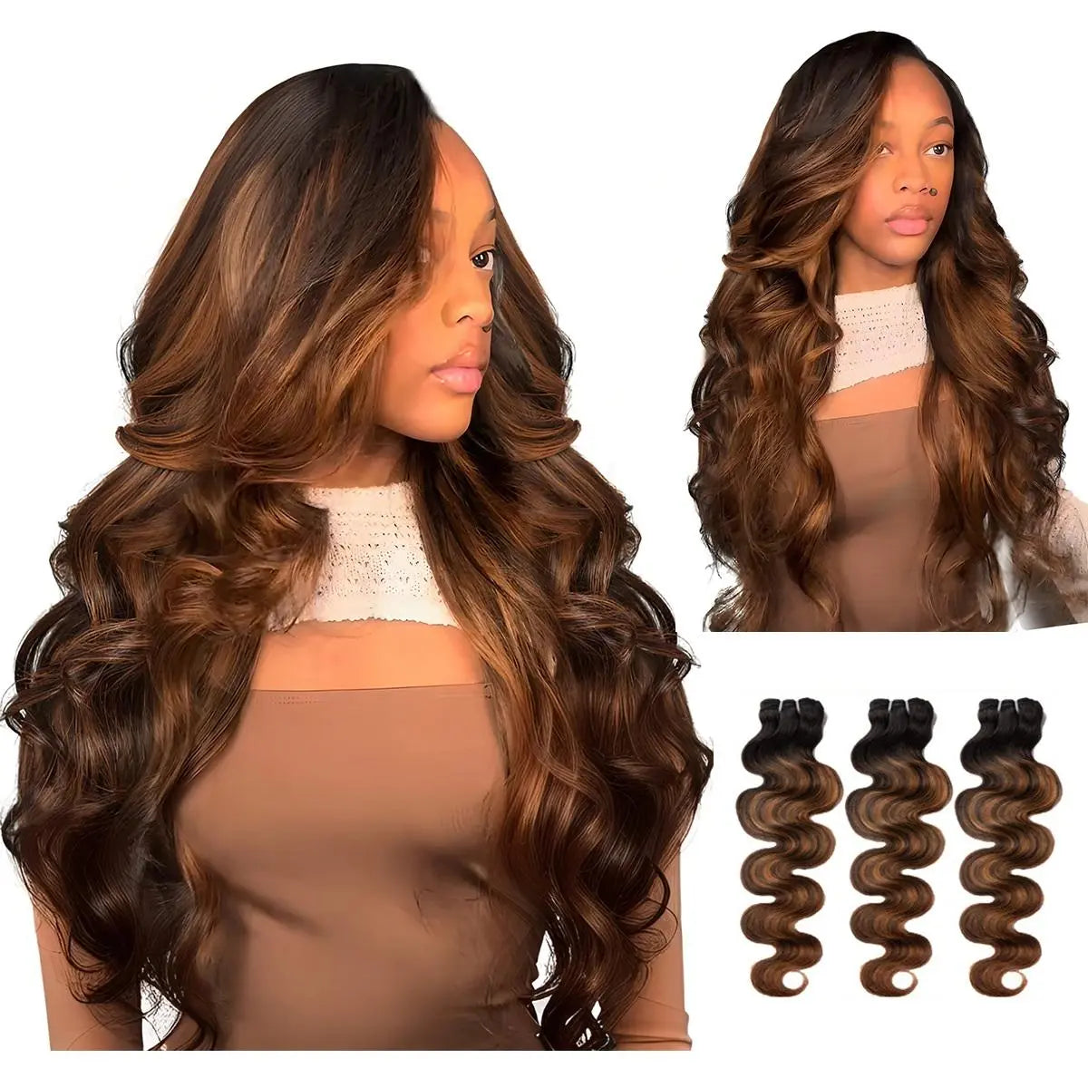 [Wequeen] Budget Friendly 10A Grade 12"-30" Brazilian Virgin 100% Human Hair Body Wave Burmese Curly Straight Deep Wavy Quick Weave Sew In/Glue in Viral Hair Bundles Real Hair Extensions