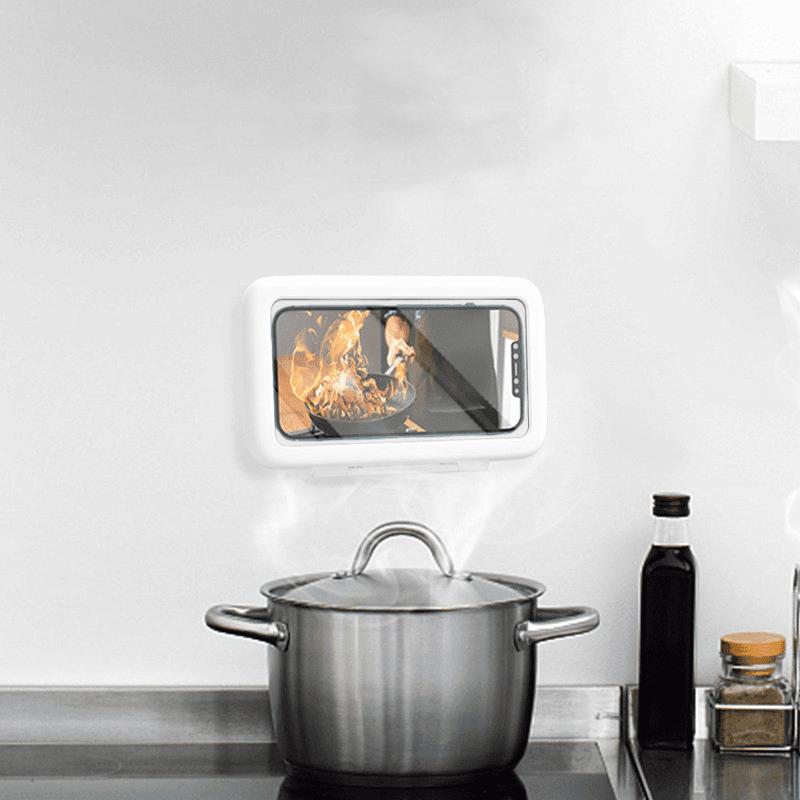 Waterproof Shower Phone Holder Touchscreen Wall Mount Case