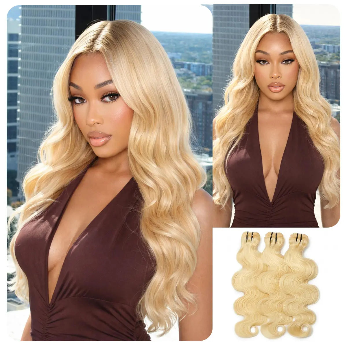 [Wequeen] Budget Friendly 10A Grade 12"-30" Brazilian Virgin 100% Human Hair Body Wave Burmese Curly Straight Deep Wavy Quick Weave Sew In/Glue in Viral Hair Bundles Real Hair Extensions