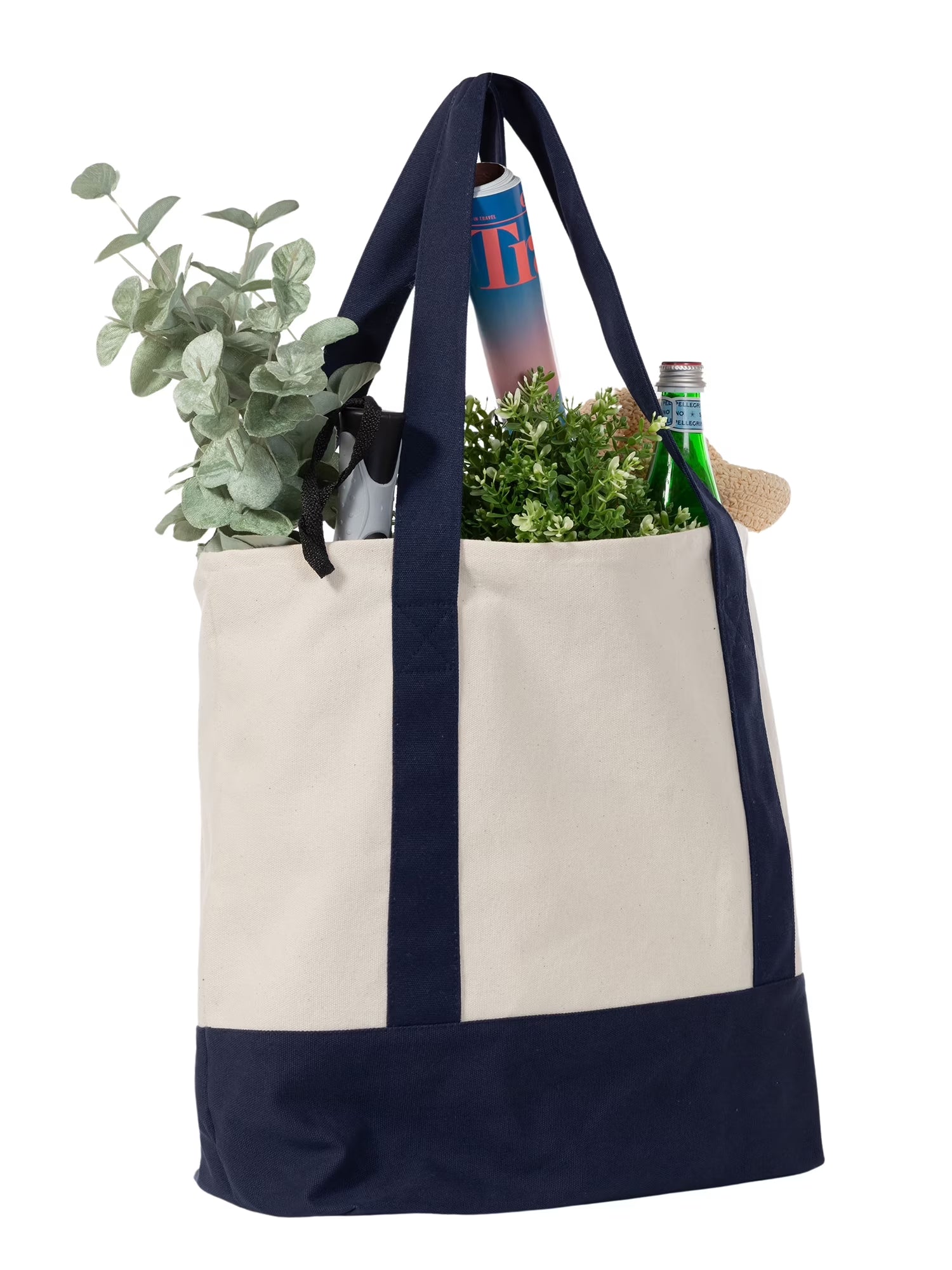 Canvas Tote Bag, Reusable Grocery Bag, Shopping Bag Eco-Friendly