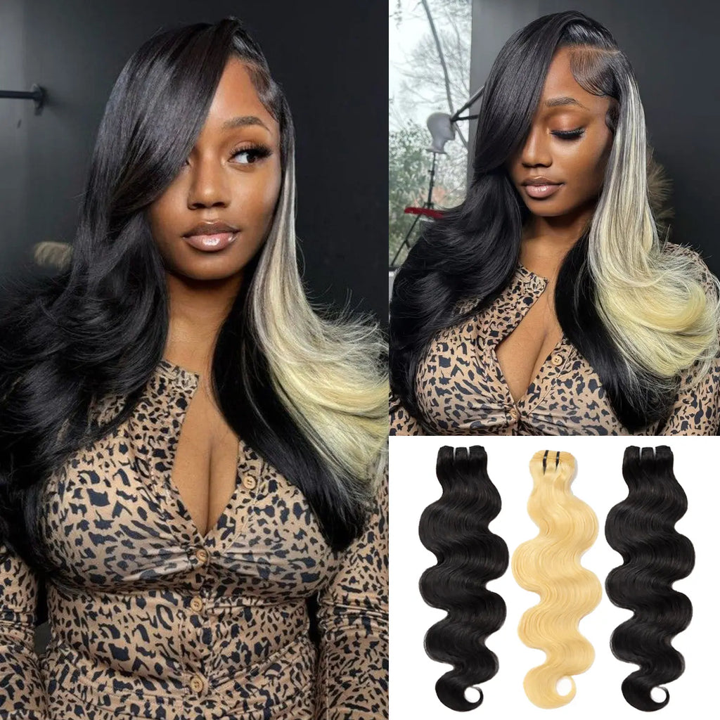 [Wequeen] Budget Friendly 10A Grade 12"-30" Brazilian Virgin 100% Human Hair Body Wave Burmese Curly Straight Deep Wavy Quick Weave Sew In/Glue in Viral Hair Bundles Real Hair Extensions