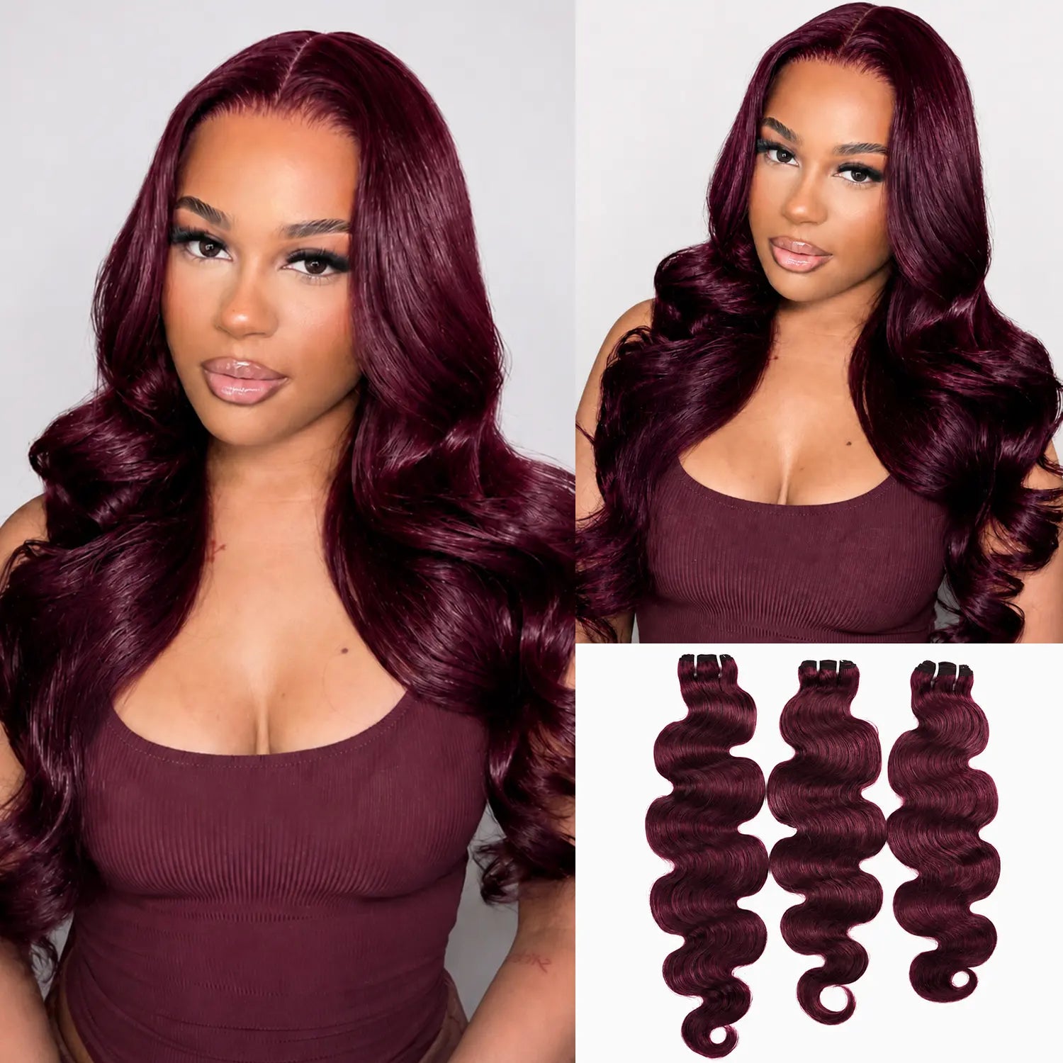 [Wequeen] Budget Friendly 10A Grade 12"-30" Brazilian Virgin 100% Human Hair Body Wave Burmese Curly Straight Deep Wavy Quick Weave Sew In/Glue in Viral Hair Bundles Real Hair Extensions
