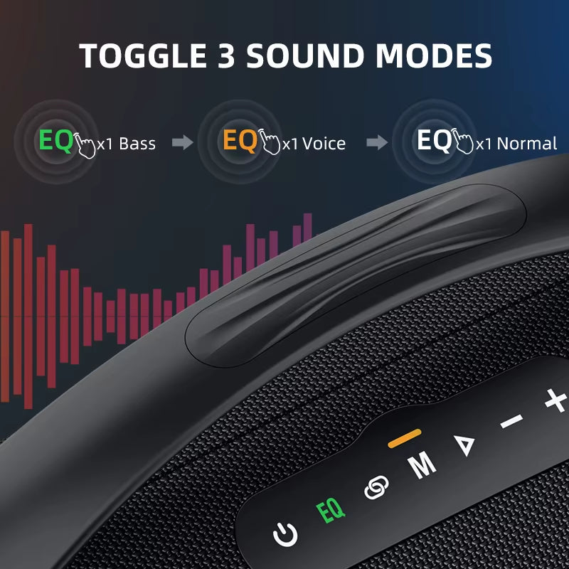 Zealot S97 80W Portable Bluetooth Speaker with Deep Bass Outdoor