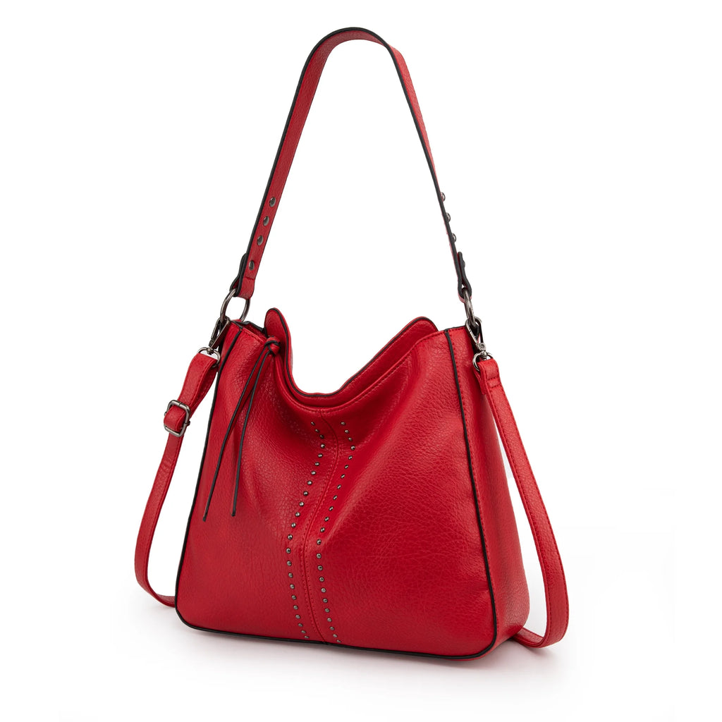 Women's Hobo Shoulder Bag Chic Crossbody Handbag with Adjustable Strap