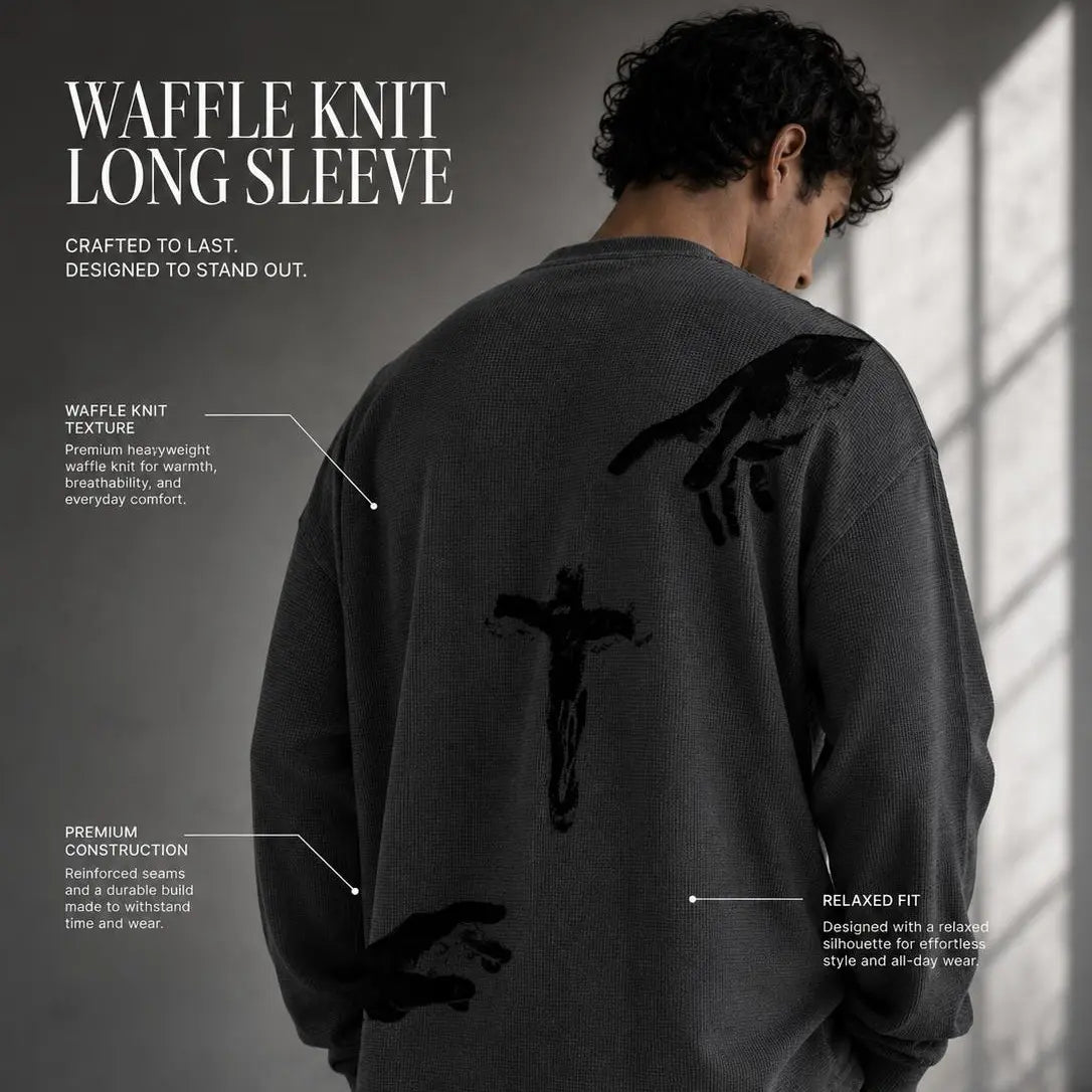 Touch of God Waffle Knit Long Sleeve