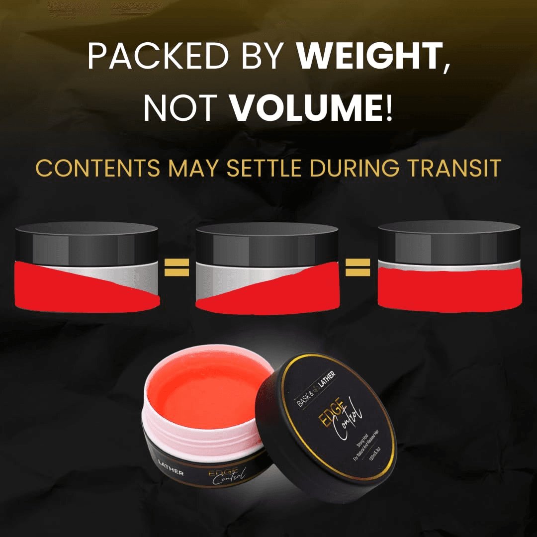 Edge Control Hair Wax, Strong Hold Styling Wax for Men & Women