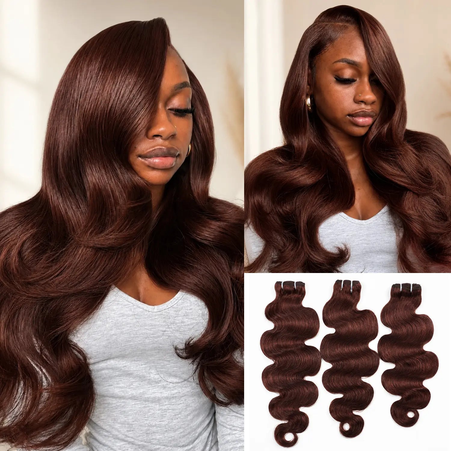 [Wequeen] Budget Friendly 10A Grade 12"-30" Brazilian Virgin 100% Human Hair Body Wave Burmese Curly Straight Deep Wavy Quick Weave Sew In/Glue in Viral Hair Bundles Real Hair Extensions