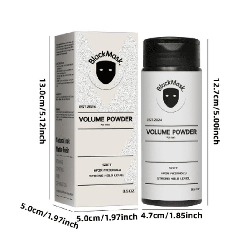 Blacksmak Hair Styling Powder for Men, Strong Hold, Volume & Texture