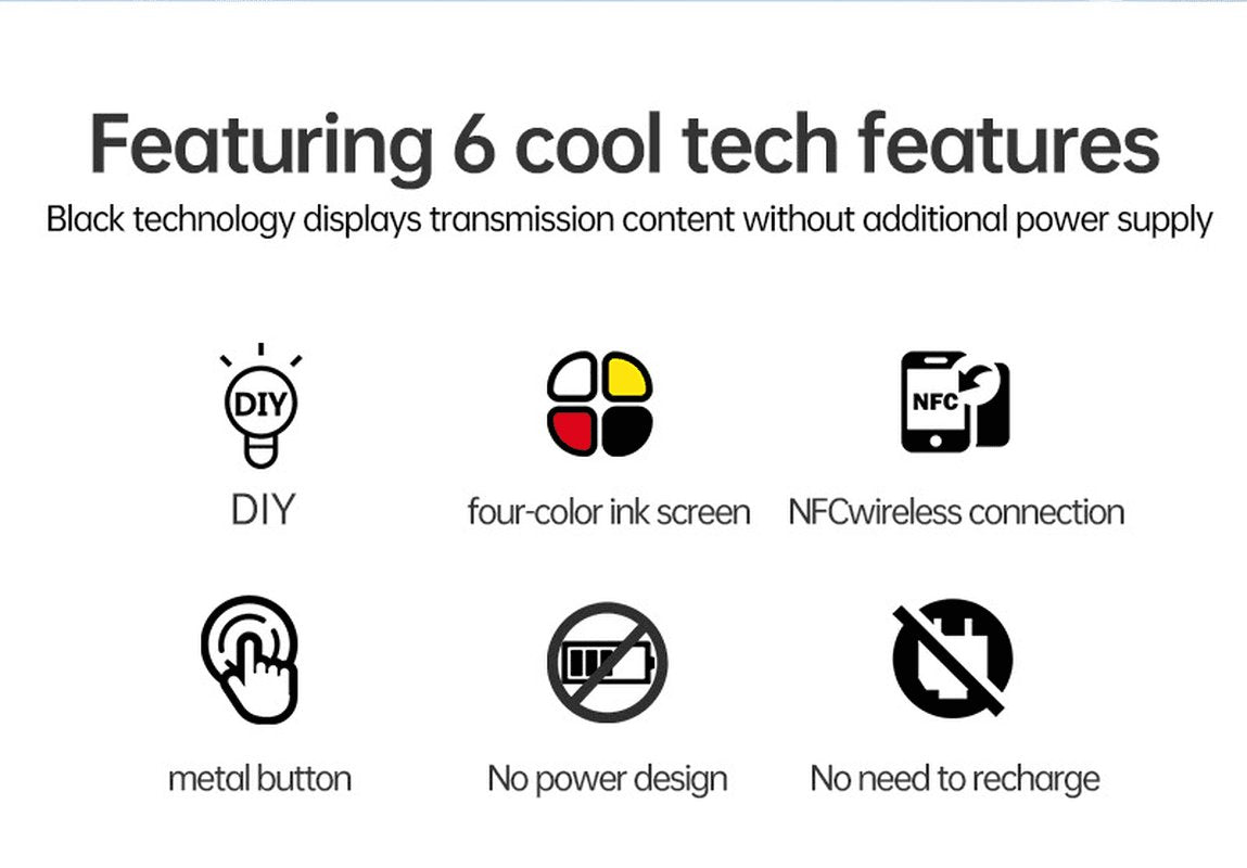E-Ink Smart Phone Case – Customizable Digital Display Protective Case for iPhone