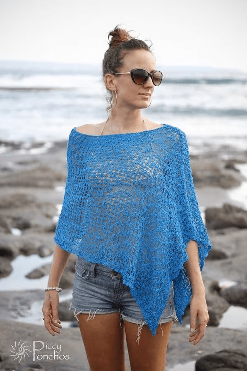 Boho Crochet Poncho: All-Season Beach Cover-Up