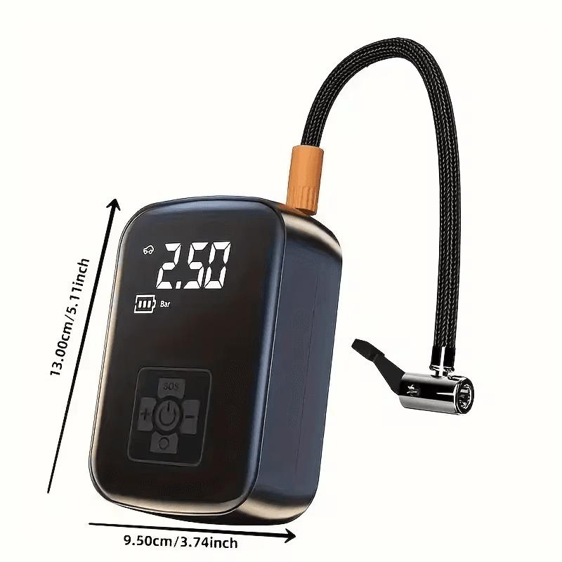 Wireless Portable Tire Inflator Air Compressor Pump for Car & Bike