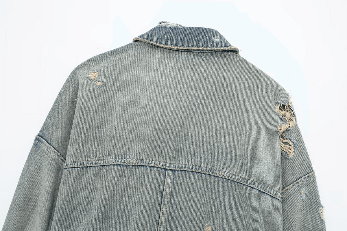 Denim Short Jacket Women'S Clothing