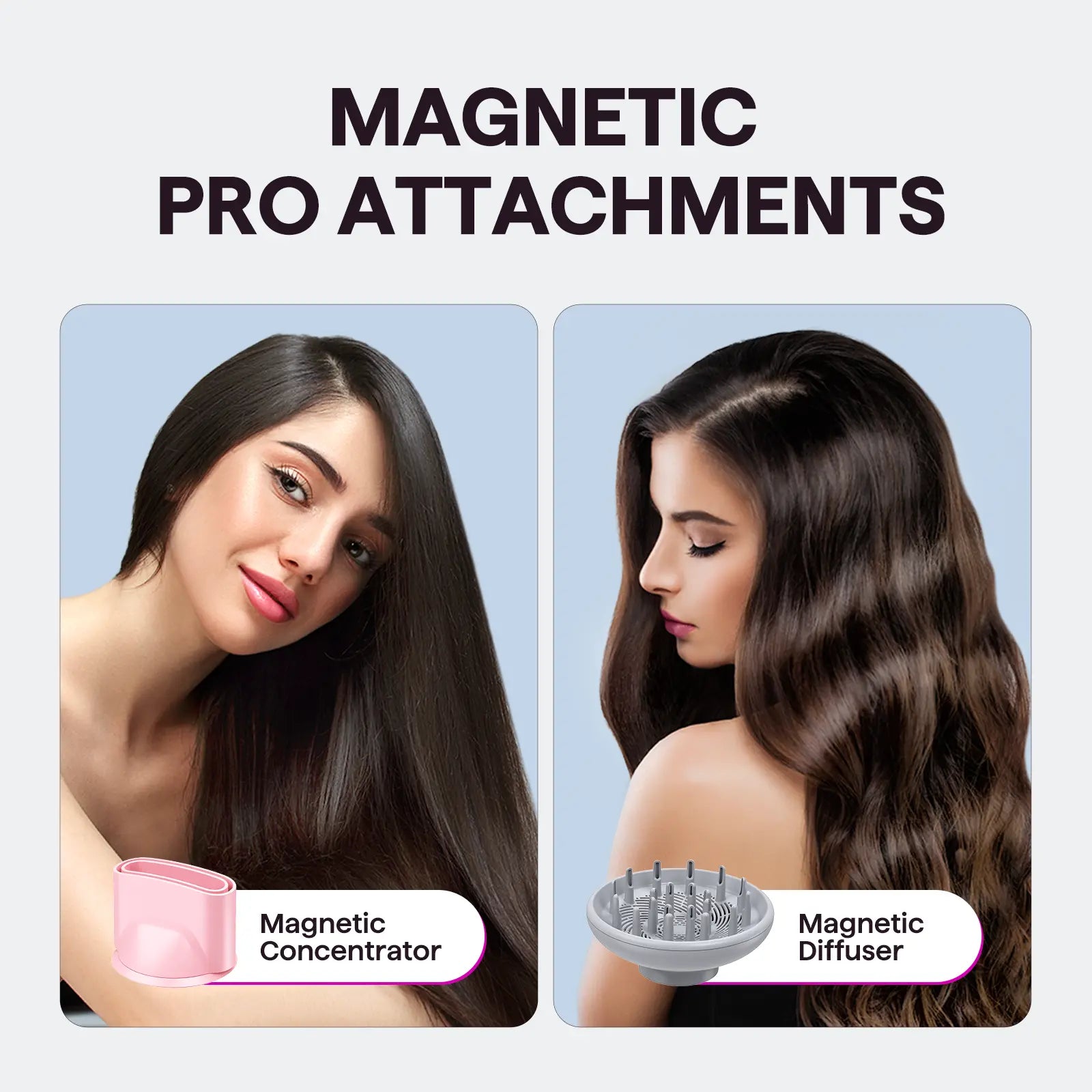 Wavytalk Turblow Pro Hair Dryer – 110,000 RPM Brushless Fast Drying Blow Dryer with Negative Ions, 3 Heat & Speed Settings