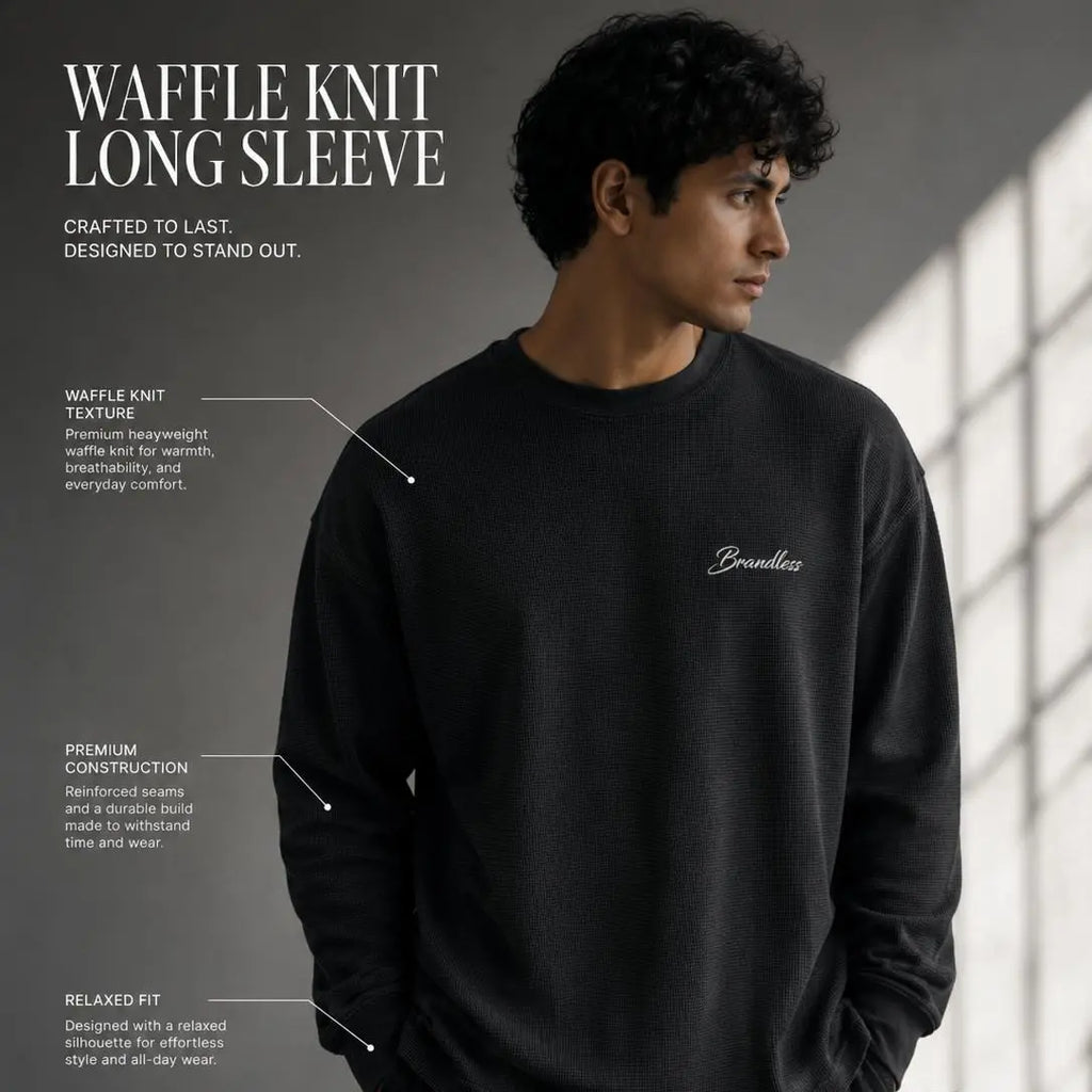 Touch of God Waffle Knit Long Sleeve