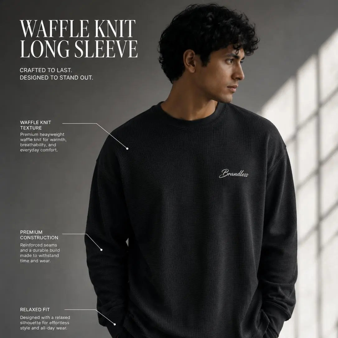Touch of God Waffle Knit Long Sleeve