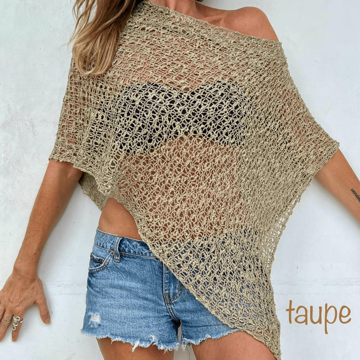Boho Crochet Poncho: All-Season Beach Cover-Up
