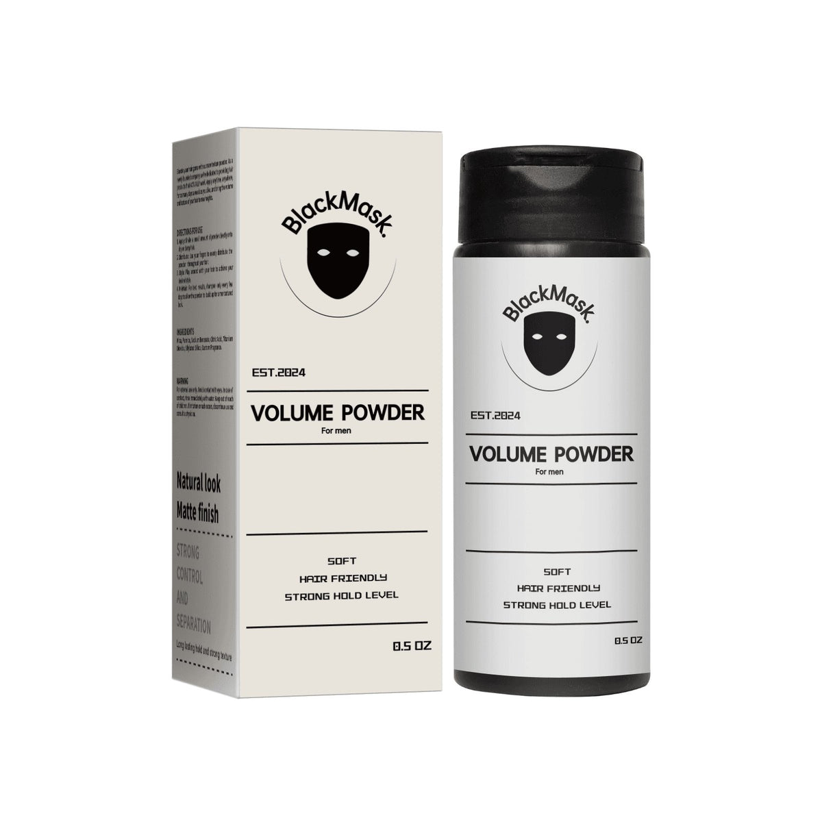 Blacksmak Hair Styling Powder for Men, Strong Hold, Volume & Texture