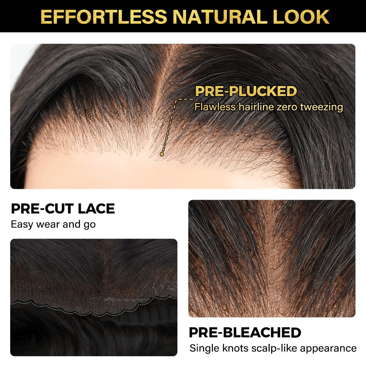 OQ Hair 13x6 HD Lace Frontal Wig Burmese Curly Water Wave Human Hair Wig #4 Brown Glueless 220% Density Pre Plucked