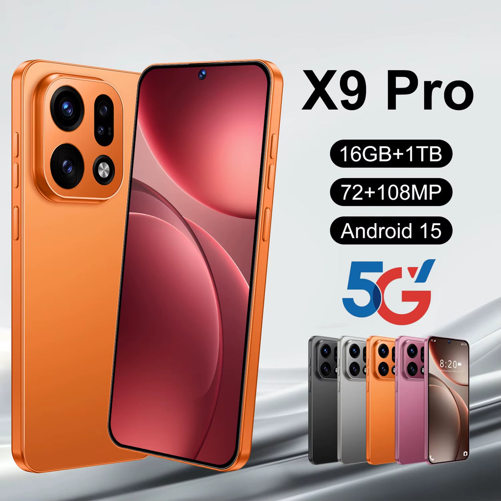 X9 Pro 5G Smartphone 16GB 256GB 108MP Camera 8000mAh Unlocked
