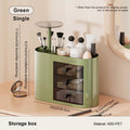 UFORU Makeup Brush Organizer with Drawers Adjustable Height Case