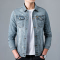Fashion Men'S Simple Lapel Denim Jacket