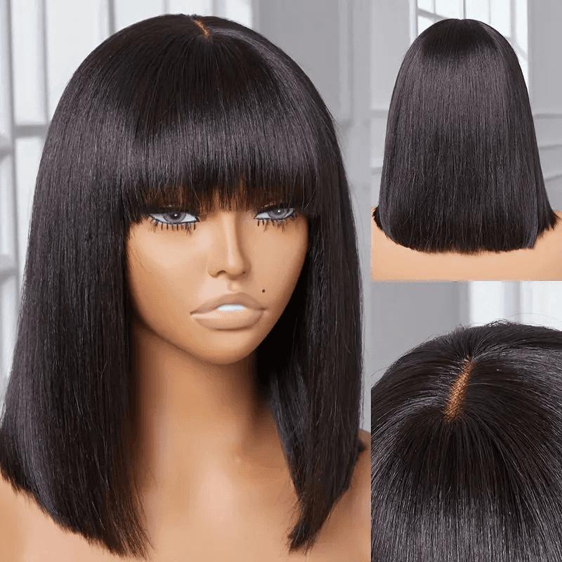 Su Bob'S Human Hair Lace Wig