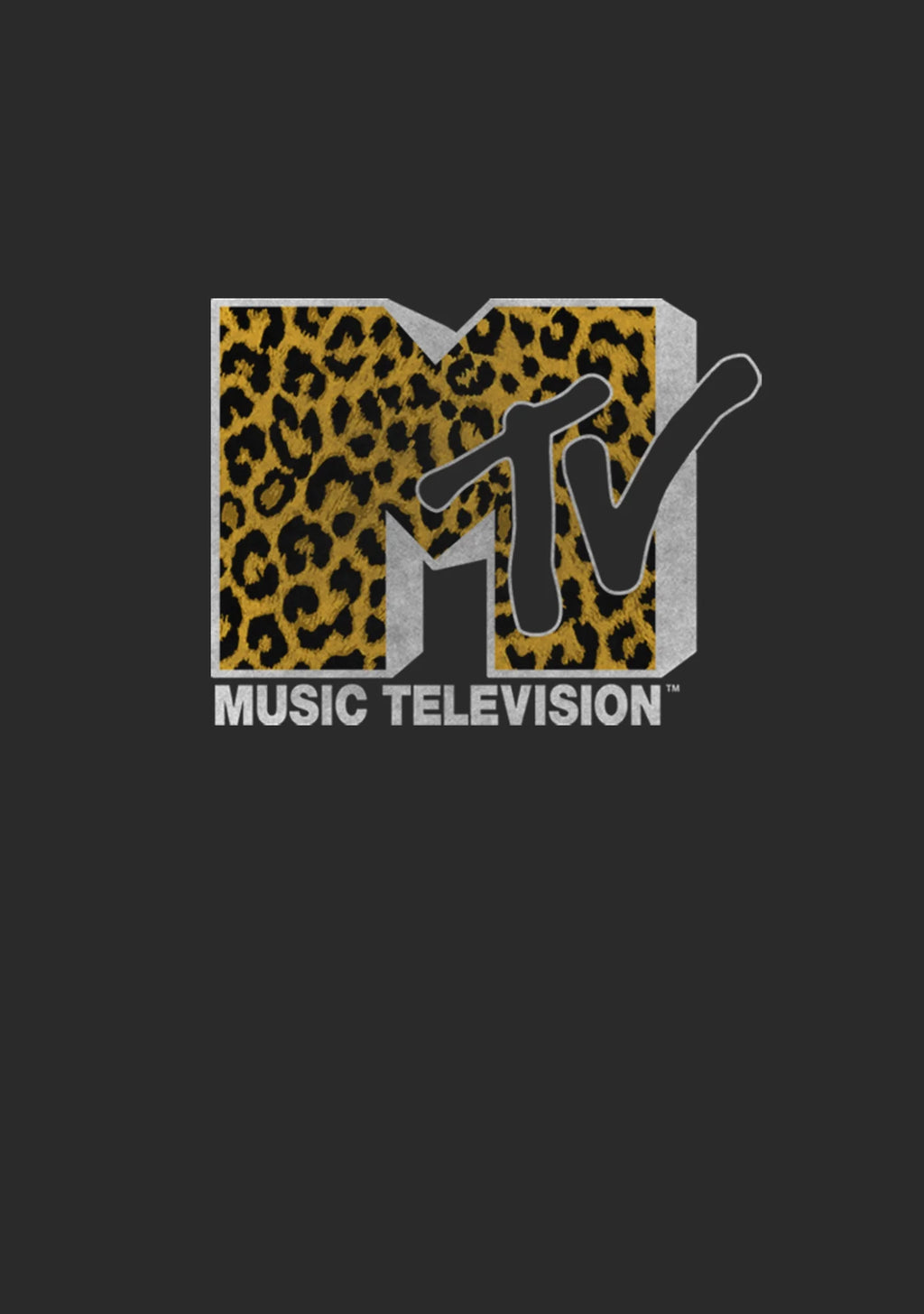 Men'S Cheetah Print Logo T-Shirt