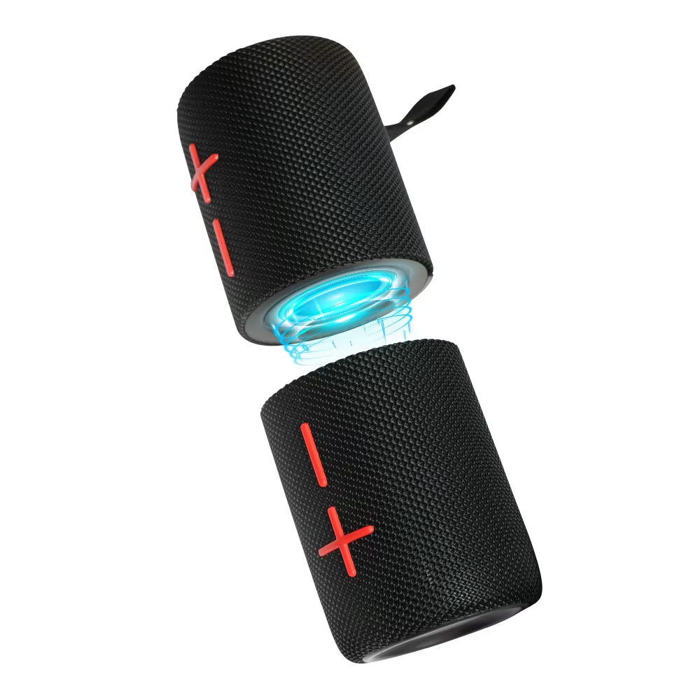 2 in 1 Portable Split Wireless Speaker, IPX6 Waterproof Magnetic Dual Speaker with RGB Lights TWS Pairing for Outdoor, Home